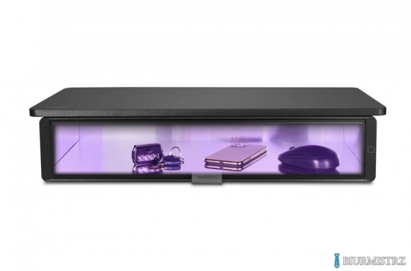 Podstawka_ pod monitor Kensington UVStand z przegrodą UV do dezynfekcji, czarna K55100WW