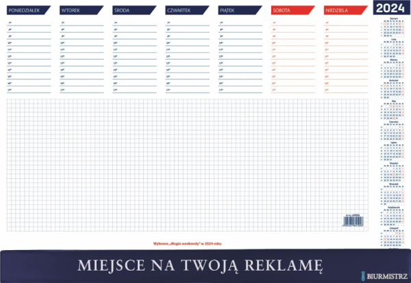 Biuwar mały z listwą 2025 KB052B WOKÓŁ NAS