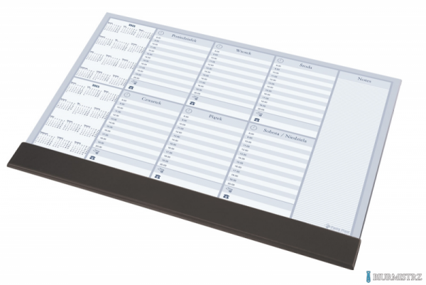 BIUWAR z listwą plan tygodnia 0318-0005-99 PANTA PLAST