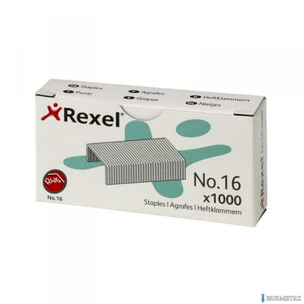 Zszywki Rexel No.16 24/6 opakowanie 1000 szt. 6121