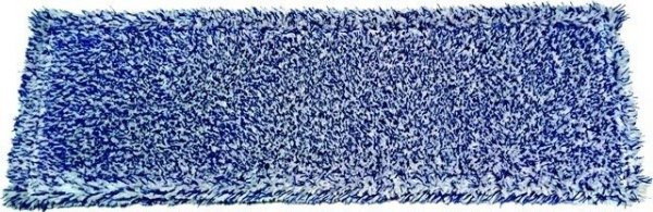 Mop Tes (2 oczka) mikrofaza biało-niebieska premium 40cm