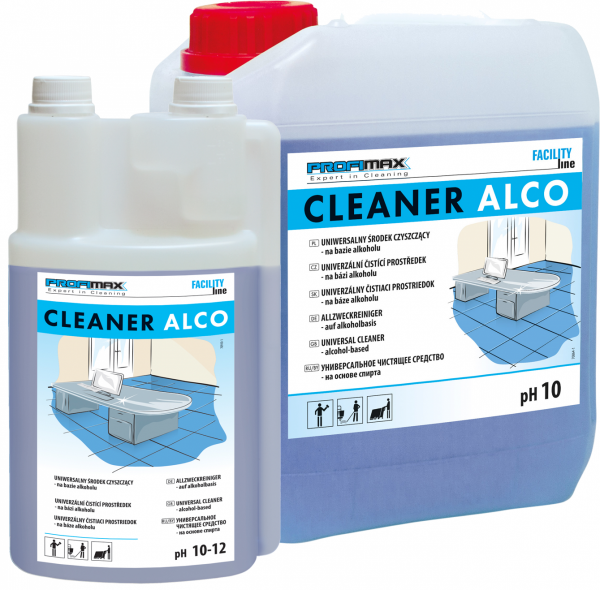 CLEANER ALCO - uniwersalny środek czyszczący na bazie alkoholu 5l