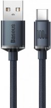 KABEL USB-A -> USB-C Baseus Crystal CAJY000401 120cm 100W 6A QC 3.0 W OPLOCIE PREMIUM