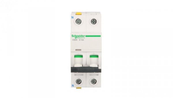 Wyłącznik nadprądowy 1P+N B 16A 6kA AC iC60N-B16-1N A9F03616