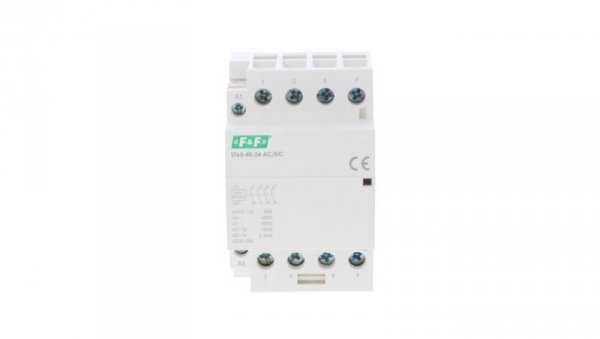 Stycznik modułowy, montaż na szynie, styki 4xNO, 63A, 24V DC ST63-40-24ACDC