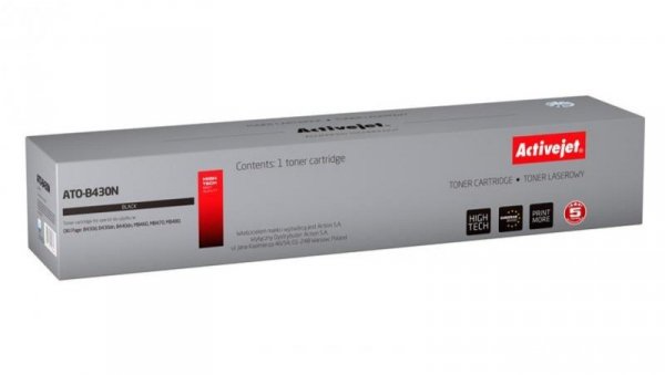 Toner Activejet ATO-B430N (zamiennik OKI 43979202 Supreme 7000 stron czarny)