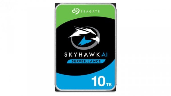 Dysk Seagate Skyhawk AI ST10000VE001 (10 TB 3.5 SATA 256 MB 7200 obr/min)