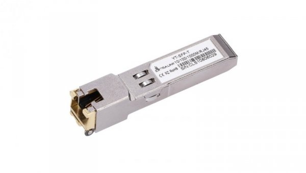 Moduł SFP do RJ45 1,25Gbps, 1000BASE-T, 100m, dedykowany dla HP/ARUBA Extralink SFP 1.25G