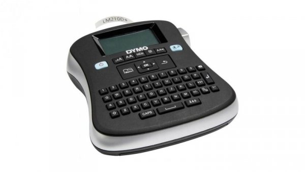 Drukarka etykiet DYMO LabelManager 210D+dla biura, domu, instalatora (LM 210D+) S0784430 bez walizki+taśma DYMO D1 12mm