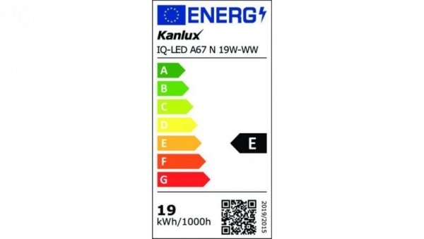 Żarówka LED E27 IQ-LED A67 N 19W-WW 2452lm 2700K barwa ciepła 3 lata Gwarancji 33746