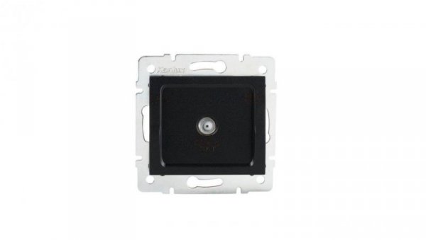 Kanlux Mowion LOGI 02-1301-042 czarny mat, Gniazdo antenowe typu F