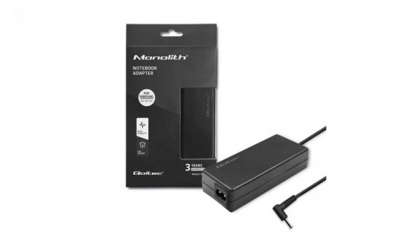 Qoltec Zasilacz do laptopa Samsung PREMIUM 65W 19V 3.42A 3.0*1.0