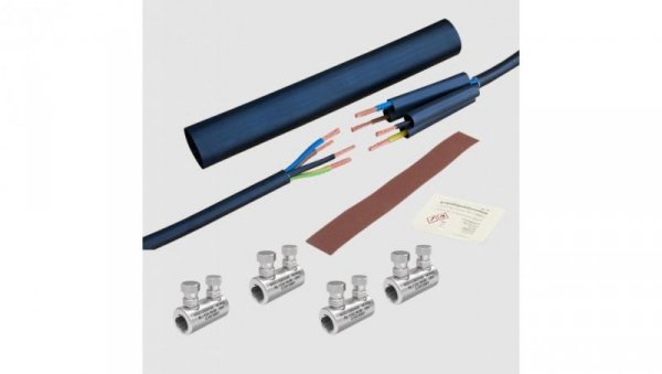 Mufa kablowa termokurczliwa ze złączkami kablowymi ze śrubą zrywalną MSCS95 Al/Cu 25-95mm² 1kV 2xśruba Al MSCS0952A00