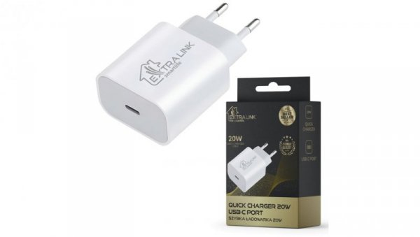 Ładowarka USB-C Extralink Smart Life Fast Charger 20W