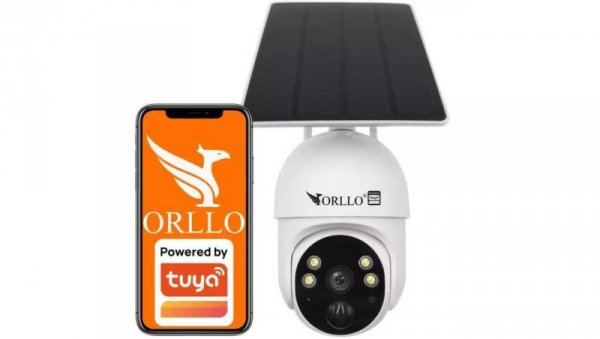 Kamera IP bezprzewodowa 4G LTE obrotowa z panelem solarnym Orllo TZ1 PRO