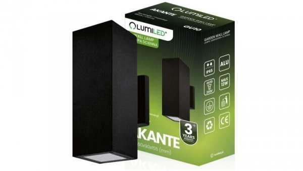 Kinkiet Elewacyjny Zewnętrzny GU10 LED IP65 AKANTE LUMILED
