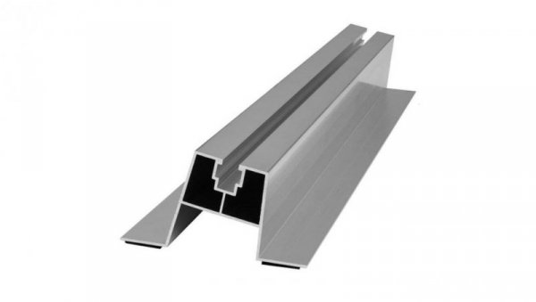 Mostek na blachodachówkę Uchwyt trapezowy aluminiowy szyna montażowa 480x60mm do paneli PV