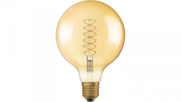 Żarówka Dekoracyjna LED E27 G125 7W = 48W 600lm 2200K Ciepła 320 Filament Ściemnialna OSRAM Vintage 1906