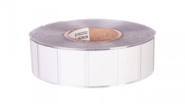 Tabliczki na przycisk 26,5x18mm srebrne (1000tabliczek/rolka) 210-850