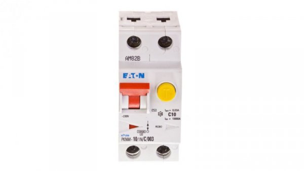 Wyłącznik różnicowo-nadprądowy 2P 10A C 0,03A typ AC PKNM 10/1N/C/003-MW 236077