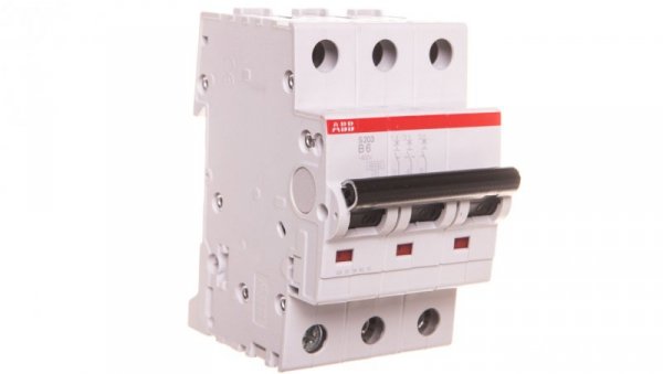 Wyłącznik nadprądowy 3P B 6A 6kA AC S203-B6 2CDS253001R0065