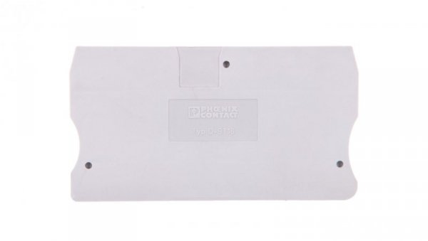 Pokrywa zamykająca 2,2x80x51,1mm szara D-ST 16 3036657 /50szt./