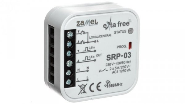 Sterownik rolet dopuszkowy centralny SRP-03 EXF10000081