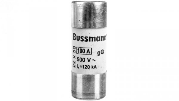 Wkładka bezpiecznikowa cylindryczna 22x58mm 100A gL/gG 690V C22G100