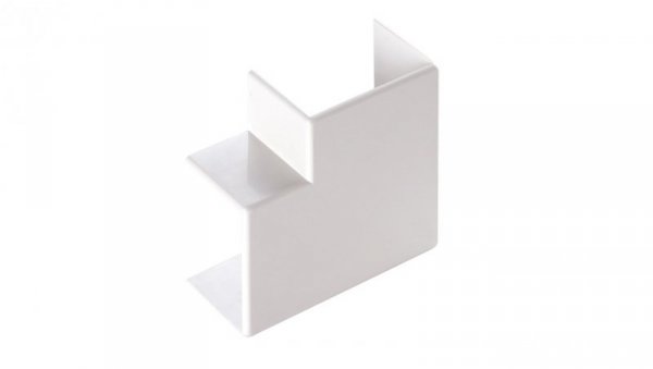 Narożnik do kanałów kablowych płaski AP 100x60 biały ECAP10060B