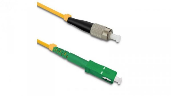 Qoltec Patchcord światłowodowy FC/UPC - SC/APC Singlemode 9/125 G652D Simplex 15m