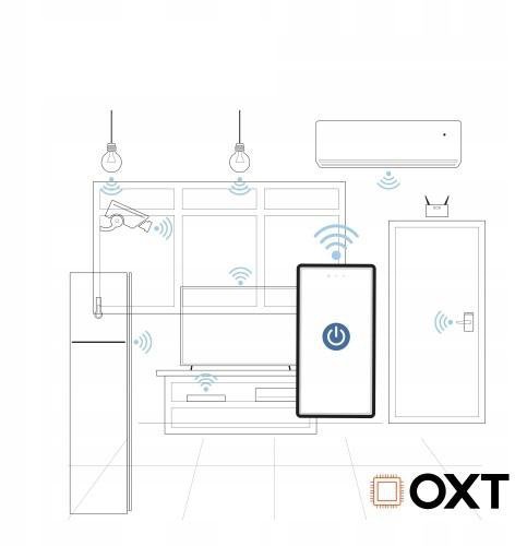 Moduł OXT mini 1 obwód beznapięciowy WiFi Tuya