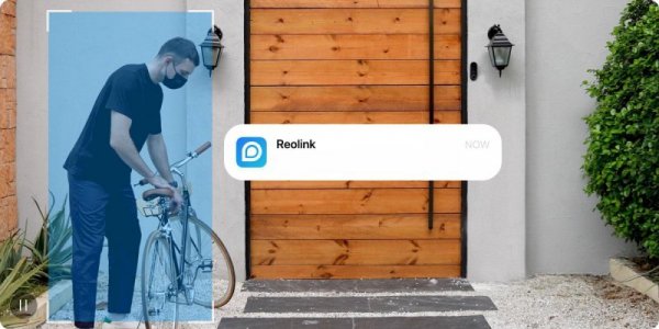 Inteligentny dzwonek Reolink D340B z baterią Wi-Fi 2K
