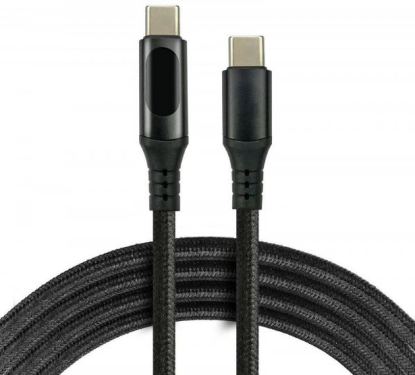 KABEL USB-C / USB-C LCD everActive CBB-3PDL 300cm 20V 2,25A 45W