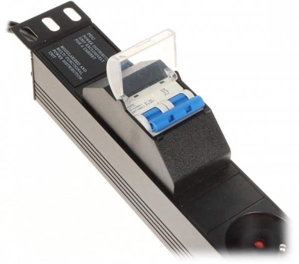 Listwa zasilająca 6 gniazd PD-6/R-2P