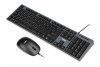 iBOX Zestaw bezprzewodowa klawiatura + mysz IKMS606W czarny