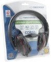 Esperanza SŁUCHAWKI AUDIO STEREO Z REGULACJĄ GŁOŚNOŚCI EH144K CORAL CZARNE