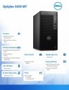 Dell Komputer Optiplex 3000 MT/Core i3-12100/8GB/256GB SSD/Integrated/DVD RW/No Wifi/Kb/Mouse/W11Pro/3Y