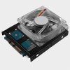 AXAGON RHD-225 Ramka metalowa do montażu 2 x 2.5 w pozycji 3.5 Czarna