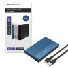 Qoltec Obudowa | Kieszeń na dysk SSD HDD 2.5 | SATA | USB 3.0 | Super  speed 5Gb/s | 2TB | Niebieskia