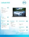 Dell Notebook Latitude 7650 Win11Pro Ultra 5 135U/16GB/512GB SSD Gen4/16 FHD+/Int/FgrPr&SmtCd/FHD/IR Cam/Mic/WWANready+BT/Backli