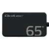 Qoltec Ładowarka sieciowa 65W GaN Super Fast SLIM | PD | 5-20V | 3.25A |USB-C 3.1 | Laptop | MacBook | Smartfon | +kabel