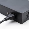 Qoltec Przełącznik sieciowy SWITCH FAST Ethernet 8x RJ45 PoE 2x RJ45 Uplink 1x SFP | 120W | 1000Mb/s