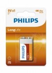 Philips Bateria 6F22 9V LONGLIF E (1 SZT BLISTER)
