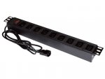ALANTEC Listwa zasilająca 19 9xC13 wtyk C14