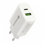 everActive Ładowarka USB/USB-C QC3.0 25W Biała