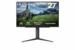 LG Electronics Monitor 27 cali 27GS85Q-B QHD UltraGear IPS 180 Hz (O/C 200Hz), 1ms, 400cd, HDMI, DP, USB, Pivot, HAS