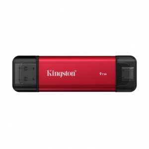 Kingston Dysk zewnętrzny SSD 1TB DualPortable USB-A/C 3.2 Gen2