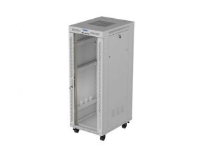 Lanberg Szafa instalacyjna rack stojąca 19 32U 600x800 szara drzwi     przeszkolne  LCD ( Flat pack)