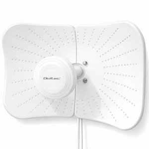 Qoltec Antena paraboliczna 4G 5G LTE | 2x19dBi | kierunkowa | zewnętrzna| 1710-2700 MHz | 3300-4200 MHz | N Female | wodoodporna
