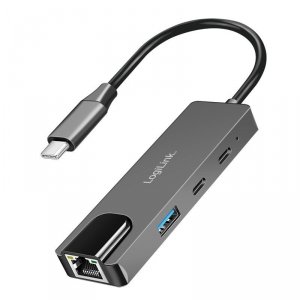 LogiLink Hub USB 3.2 Gen 1,3port y, z 2.5G Gigabit ethernet